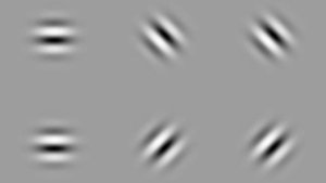 3 minutes gabor patches with ambient music | Eye exercises