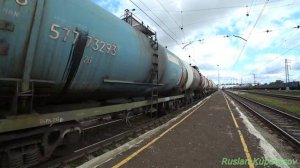 Отправление 2ТЭ116-1141 от станции Ржава