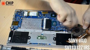 греется ноутбук Sony VAIO, замена термопасты