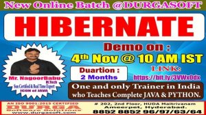 HIBERNATE Online Training @ DURGASOFT