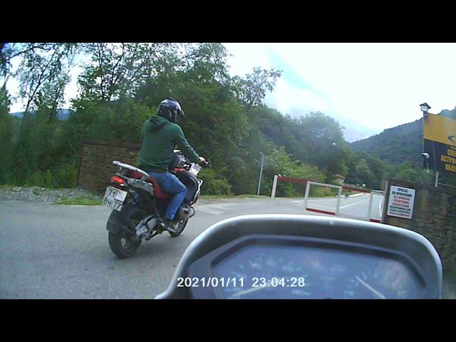 HONDA AX 1 и дороги Нижнего Архыза по дороге к Обсерватории смотреть онлайн