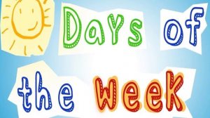 Days of the Week Flashcards|Flashcards for Kids, ESL, EFL Learning