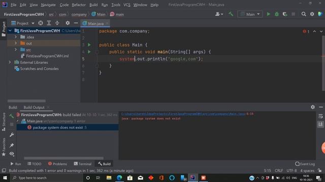package system does not exist | Cannot Resolve system 'symbol' |JAVA| Intellij idea смотреть онлайн