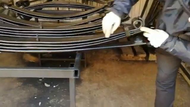 Рессора Hyundai HD-78 HD-72 HD-65 параболическая усиленная обновленная смотреть онлайн