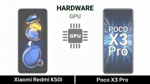 Xiaomi Redmi k50i Vs Poco X3 Pro