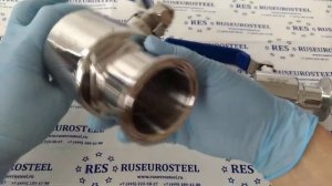 Кран шаровый кламп (clamp)