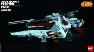 Lego Star Wars 75051 Истребитель-разведчик-джедай - Скоростная сборка Lego