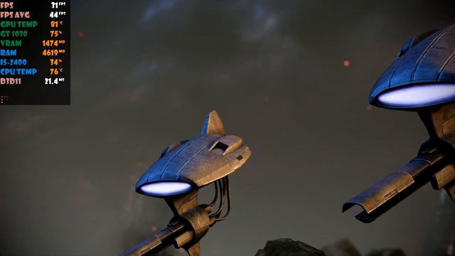 Mass Effect 1 Legendary Edition | GT 1030 + i5-2400 | 1080p смотреть онлайн