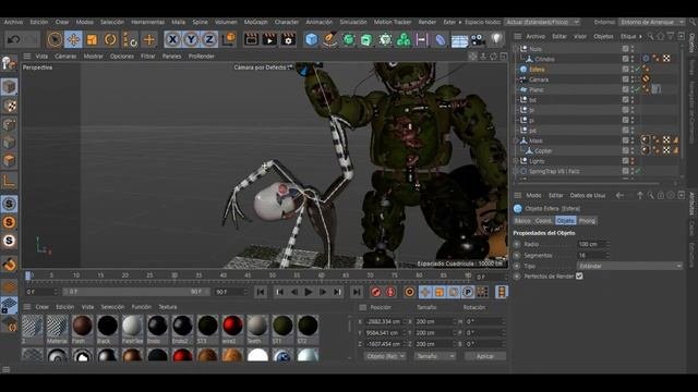 [C4D-FNaF SpeedArt] Under Control
