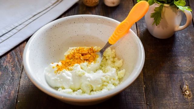 Крабовые палочки с творожным сыром