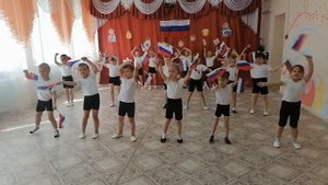 Флешмоб к дню России старшая группа 2021