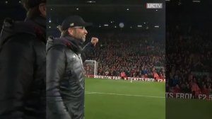 Юрген Клопп и фанаты Ливерпуля