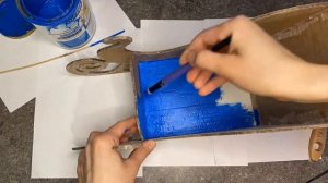 Как сделать САНИ ДЕДА МОРОЗА своими руками из картона