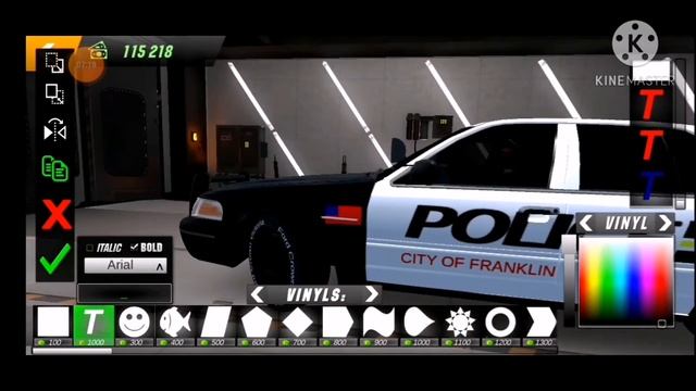 Как сделать топ винил POLICE на FORD CROWN VICTORIA? | Car Parking.