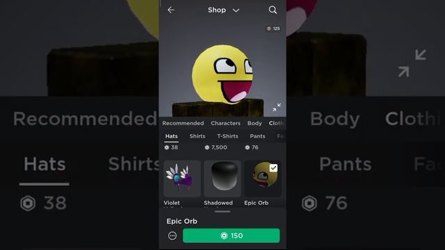 how to get a full epic face (awesome face) Head in roblox for 150 robux (the creator took It offsal
