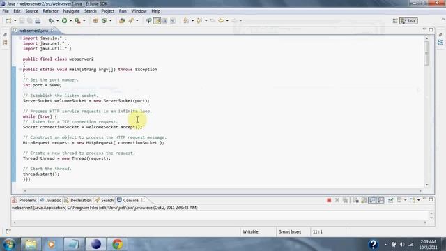 Java Web Server смотреть онлайн