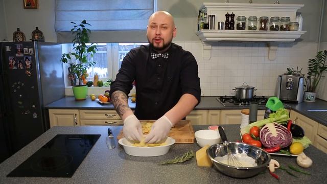 Картофель запеченный под сырной шапкой. смотреть онлайн