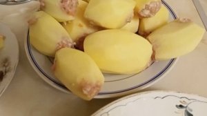 Картошка ? как гармошка. Фаршированный картофель с мясом. Классная дача.