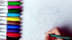 Как нарисовать рисунок на День космонавтики 12 апреля.