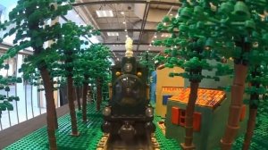 Лего поезда на выставке Лего Мир 2016 в Дании