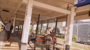 INSIDE AMSTERDAM ZUID RAILWAY STATION (With Chillout Background Music)