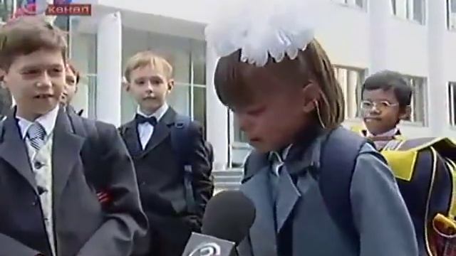 Возмущённая первоклашка