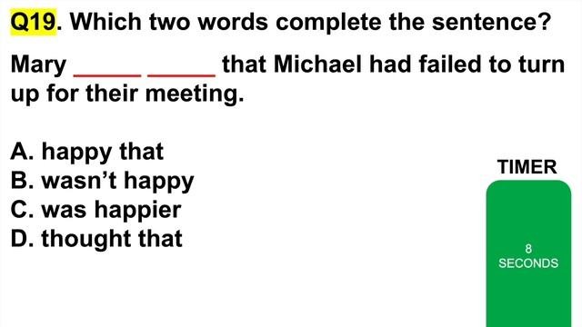 ENGLISH GRAMMAR TEST PRACTICE QUESTIONS! (How To PASS An English Grammar Test!)