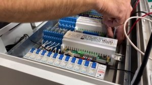 Сборка щита управления системой отопления на базе контроллера ZONT H1000+PRO.