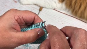 Вязание спицами. Исландский способ закрытия петель.