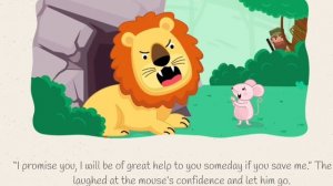 Сказка для детей. Лев и Мышь./Fairy tale for children. The Lion and the Mouse.