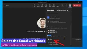 Excel Live In Microsoft Teams Meetings | How To Share Live Excel Sheet In Teams | Excel Live Teams