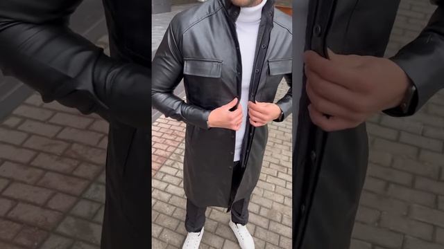 Базовый тренч от Cheguevara.look #newcollection #тренч #кожаный смотреть онлайн
