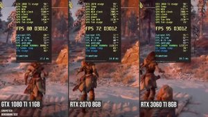 Тест видеокарт RTX 2070, RTX 3060 Ti и GTX 1080 Ti в 7 играх (2022)