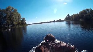 Покатушки с Саньком на лодке fish boat 37 под ямахой 9.9