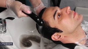 Мужская стрижка и камуфлирование седины