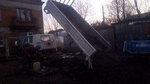 Мазда Титан самодельный самосвал первый подъём
