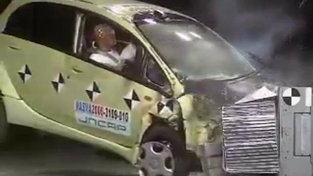 Crash Test 2007 Mitsubishi I (Frontal) JNCAP смотреть онлайн