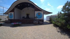 Алушта 2021 посёлок Семидворье, набережная Эллада, отель Морской проход к морю. Крым 2021.