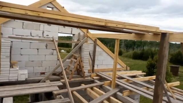 Как я строил крышу, мансарда, крыша под шифер