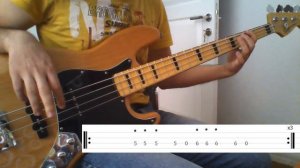 Adamlar - Zombi (Bass Cover & Tab)