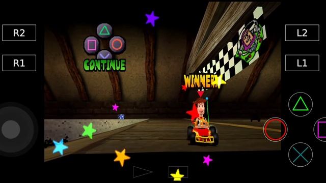 Disney Pixar Toy Story Racer (PS1) Emulador Duckstation Android смотреть онлайн