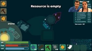 ПОЧТИ МАЙНКРАФТ! Болтушка и ПРоХоДиМеЦ застряли в мире ВЫЖИВАНИЯ! #290 Игра Starve io