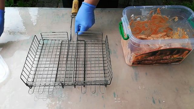 Кисло-сладкий маринад для крылышек - Sweet and sour sauce for wings.