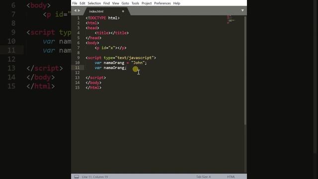 belajar Javascript // JavaScript Variables, Re-Declaring JavaScript Variables #9