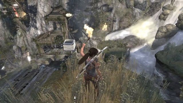 100 прохождение локации Горная деревня - Tomb Raider 2013