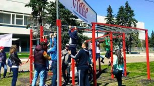 Открытие Workout-площадки в Ульяновске