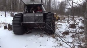 На вездеходе Алексея Гарагашьяна по болотам Ленинградской области. Часть2