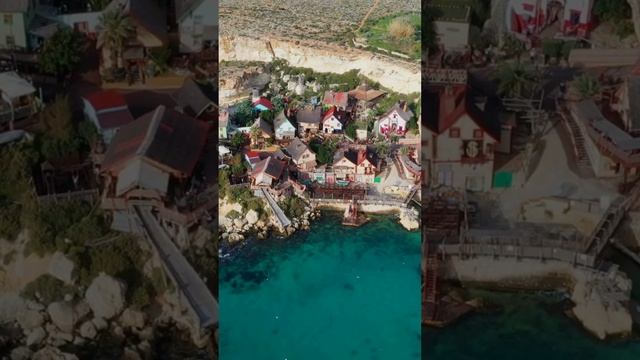 Amazing scenery In the Popeye Village , Malta #shorts