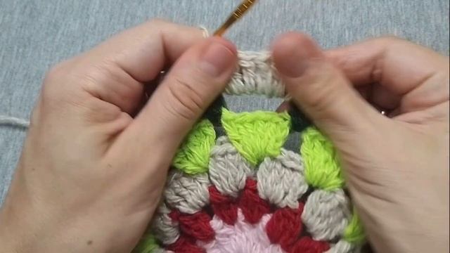 Большой КРУГЛЫЙ МОТИВ крючком. Подставка под горячее.