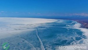 Озеро Убсу-Нур, Убсунурская котловина, аэросъёмка